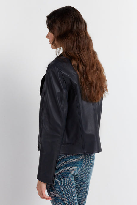 MAENA - Байкерская куртка из натуральной кожи