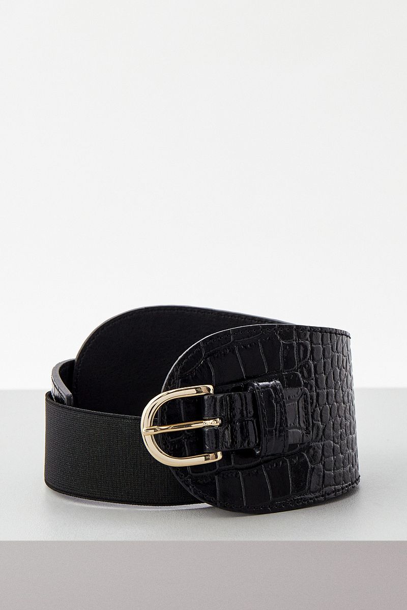 OLYMPE - Широкий кожаный ремень