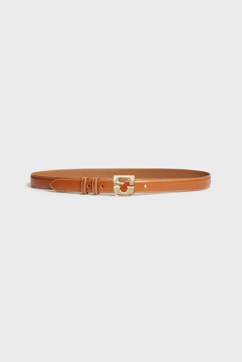 LE LAUREN - Кожаный фирменный ремень