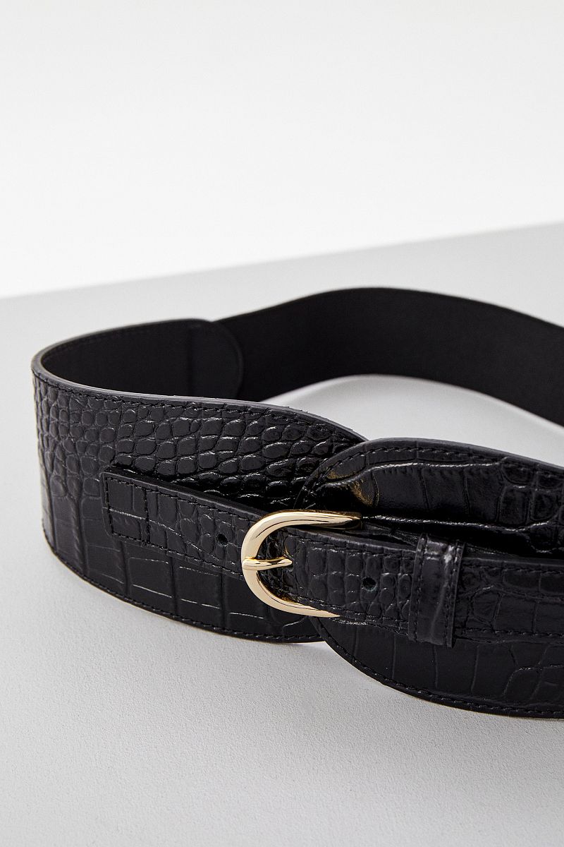 OLYMPE - Широкий кожаный ремень