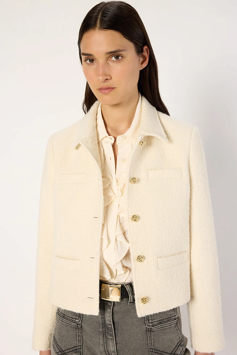 NORINE - Укороченный твидовый жакет