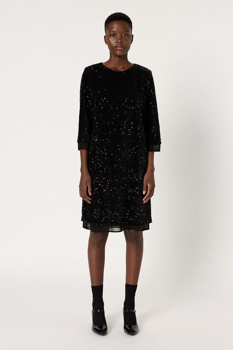 LIORA - Прямое платье с пайетками