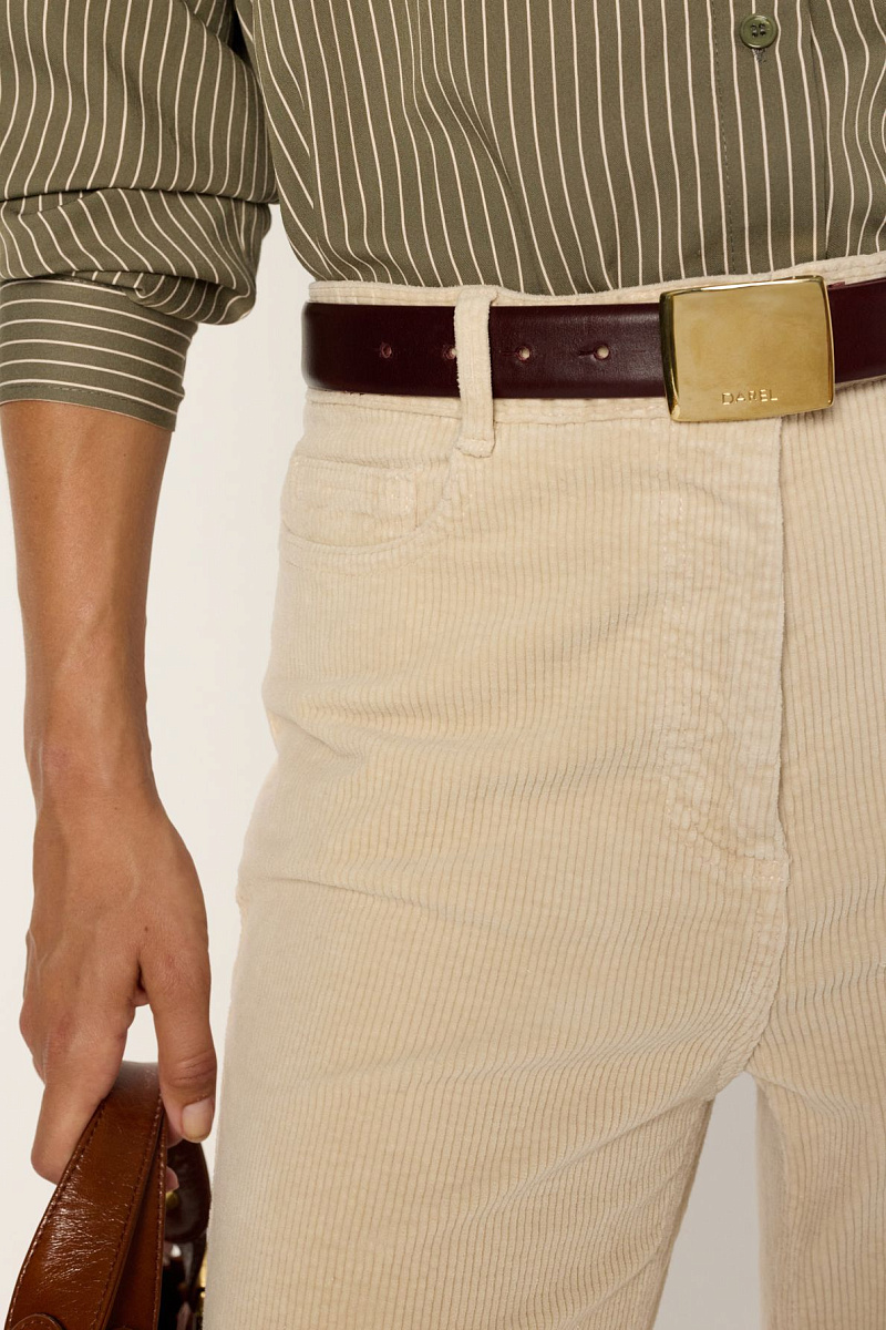 CHANTAL - Расклешенные вельветовые брюки CHANTAL - Расклешенные вельветовые брюки