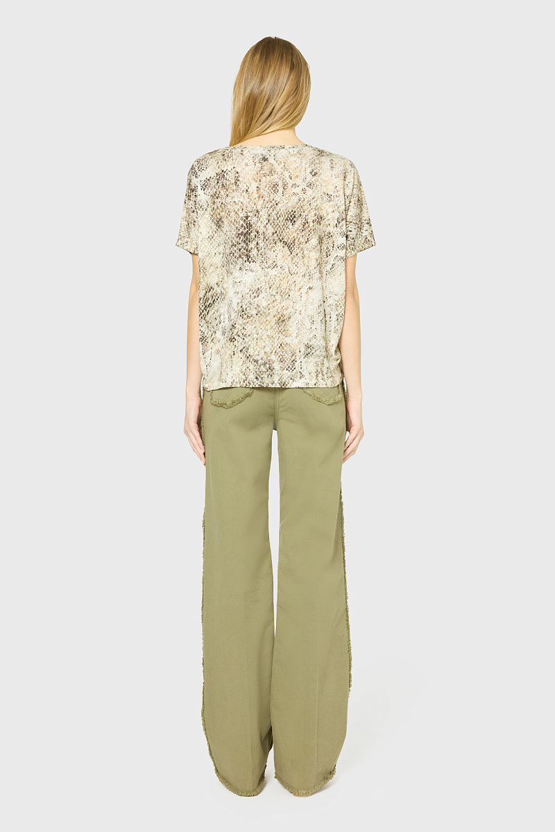 GENEVIEVE - Футболка oversize-кроя с принтом