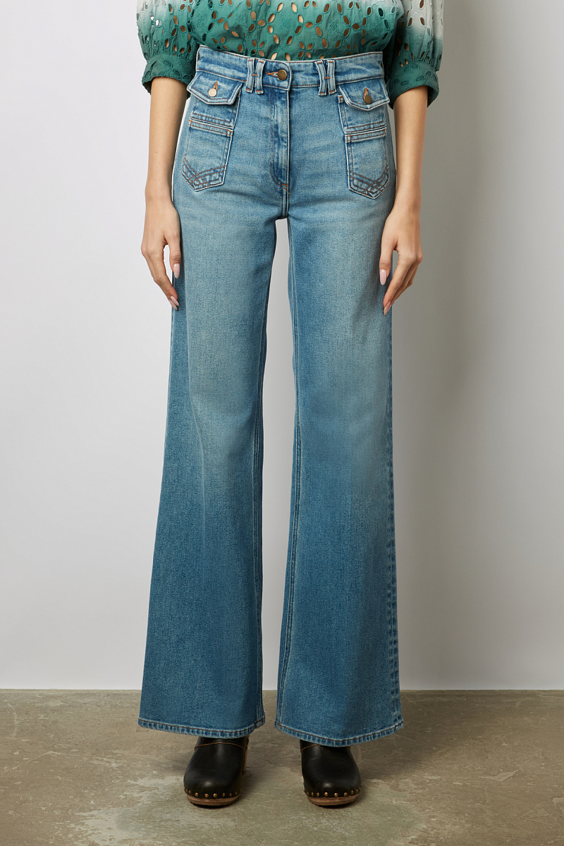 ANNA - Расклешенные джинсы