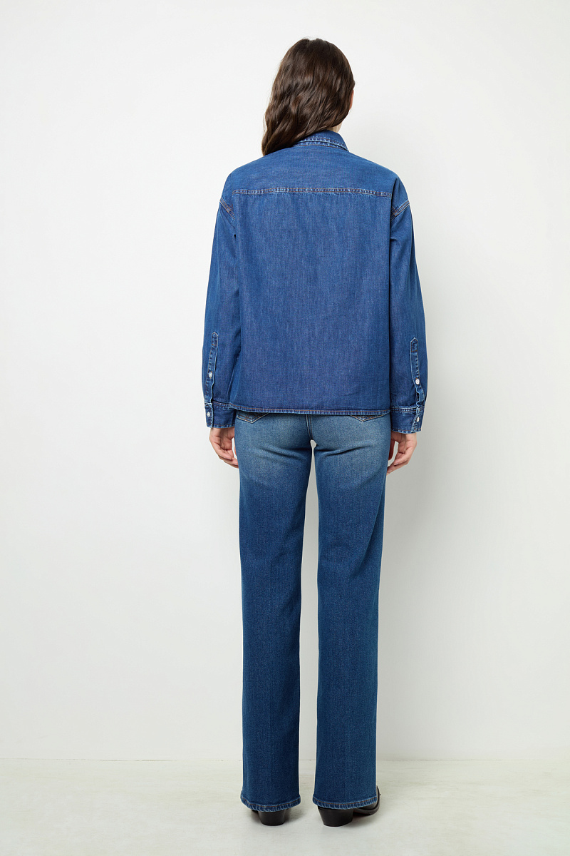 BABETT - Рубашка из необработанного денима