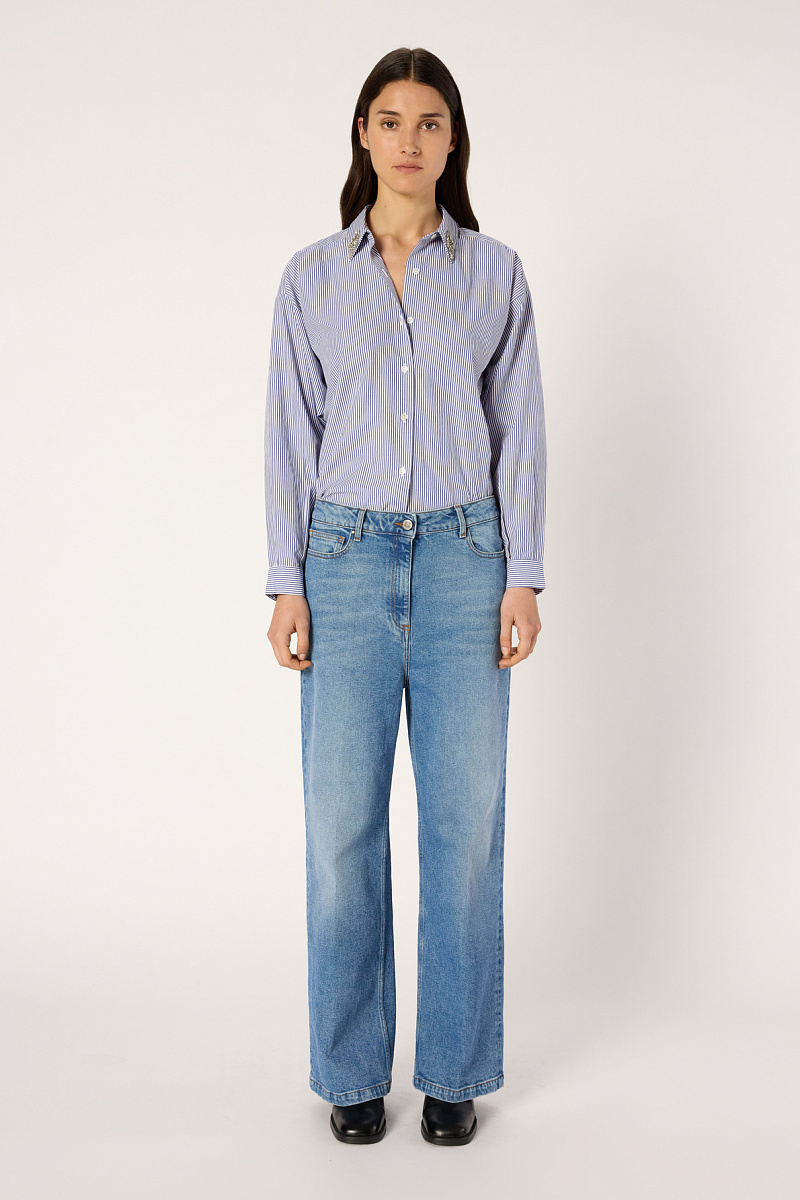 CINDY - Широкие джинсы прямого кроя