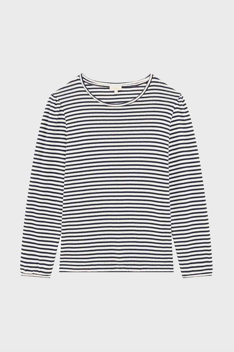 HELIA - Свободный лонгслив в полоску HELIA - Свободный лонгслив в полоску