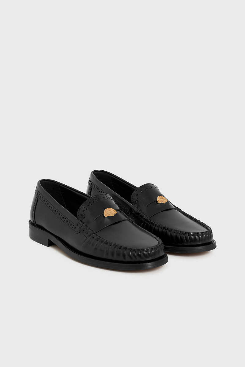 JACK - Лаковые лоферы на рифленой подошве