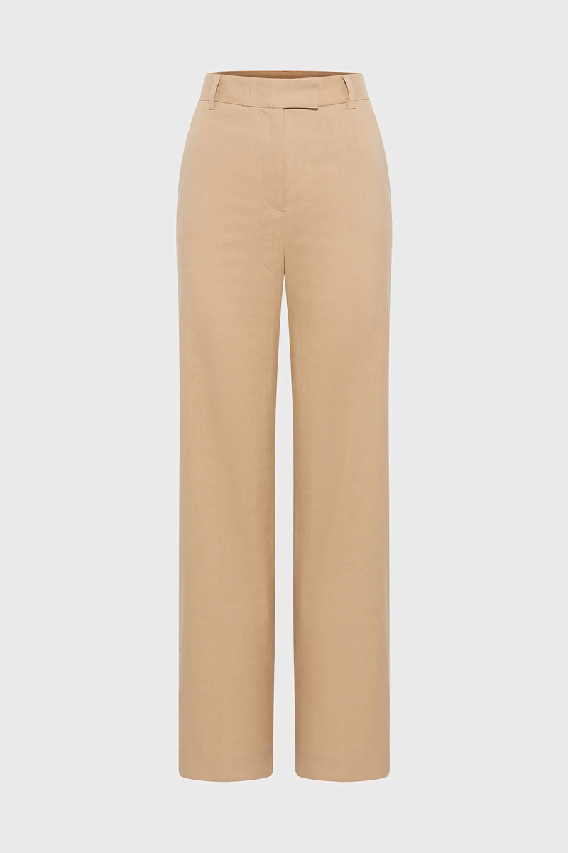 LILLA - Широкие брюки из льна и хлопка