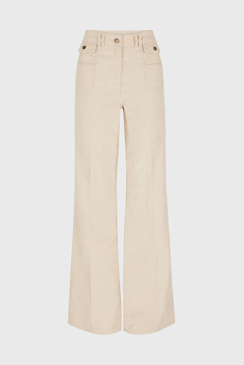 ANNA - Расклешенные джинсы из тонкого вельвета ANNA - Расклешенные джинсы из тонкого вельвета