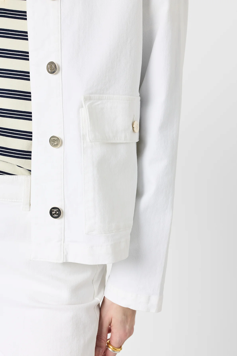 THYRA - Белая джинсовая куртка