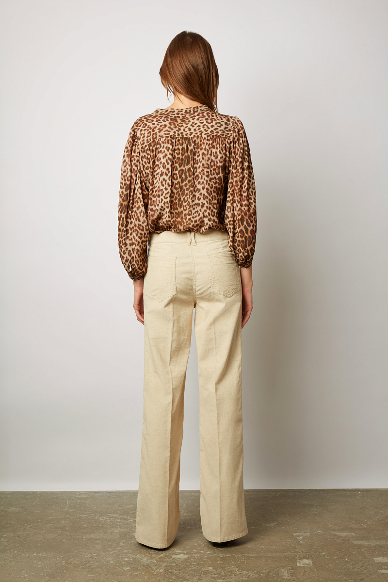 ANNA - Расклешенные джинсы из тонкого вельвета