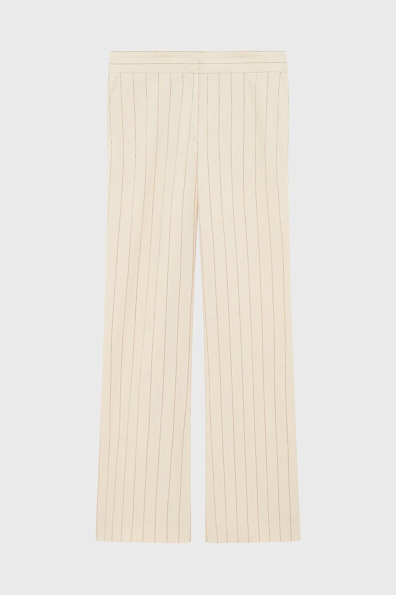 JARRY - Расклешенные брюки в золотую полоску