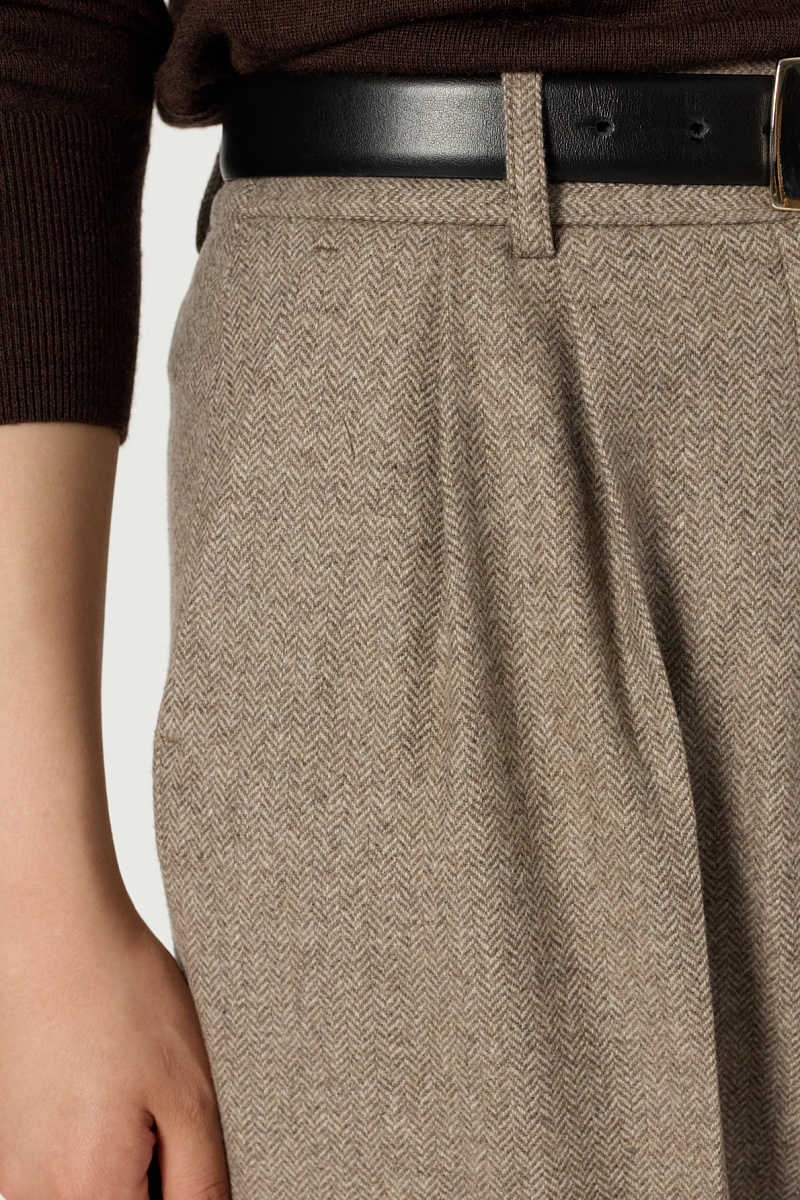 CLARA - Широкие брюки со сборками