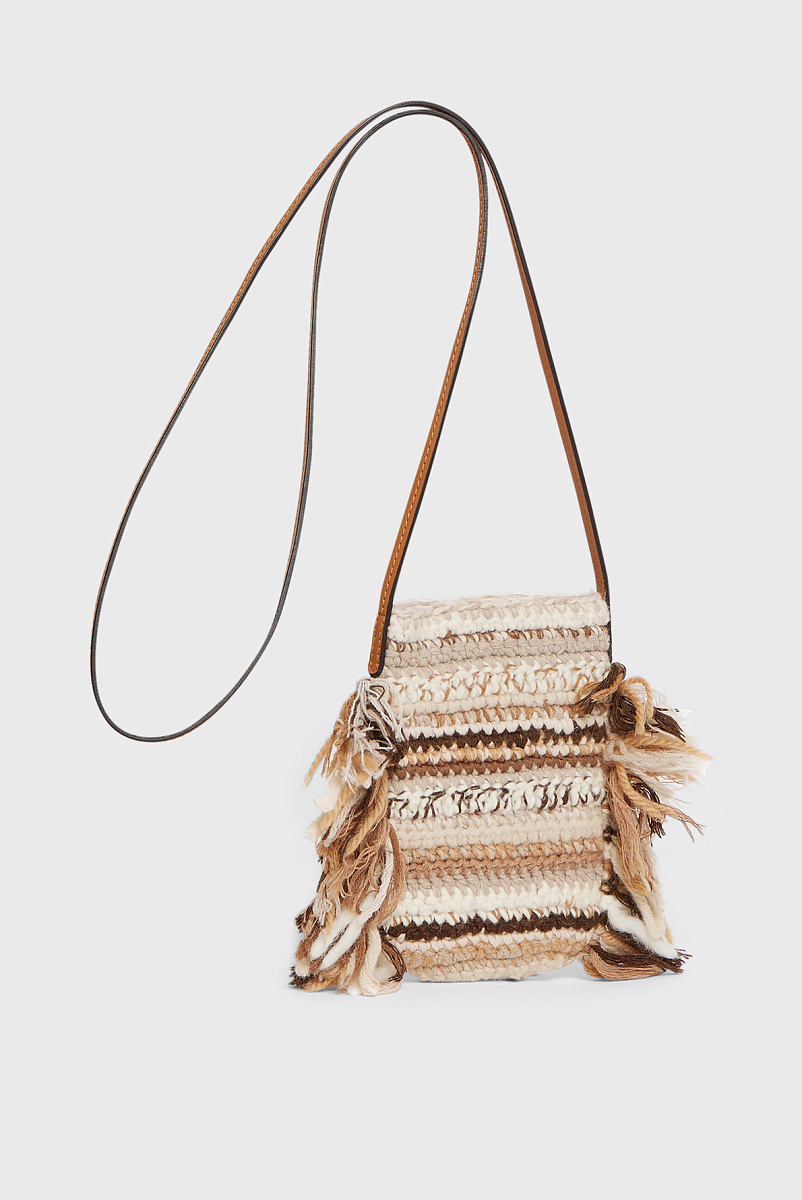 ROSIE - Вязаный чехол для телефона из пестрой шерсти