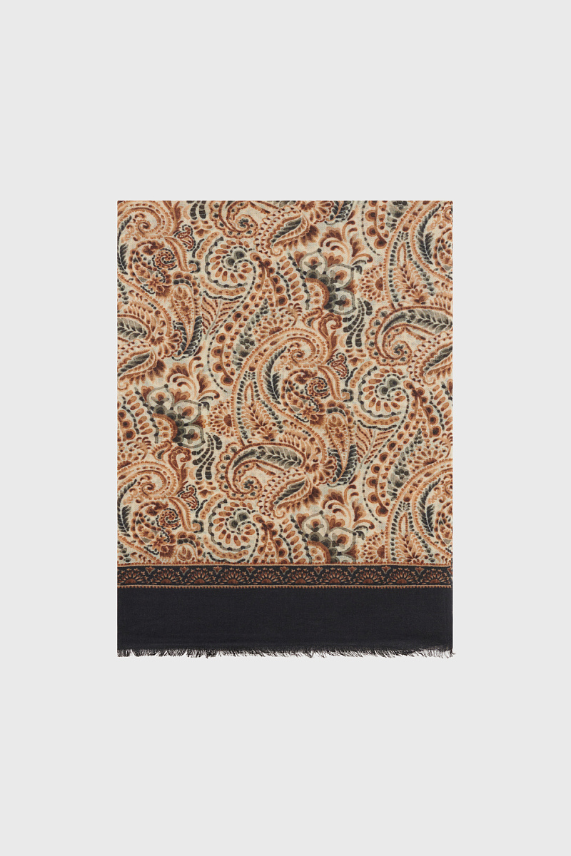 RAPHAELA - Шарф из 100% шерсти с узором пейсли
