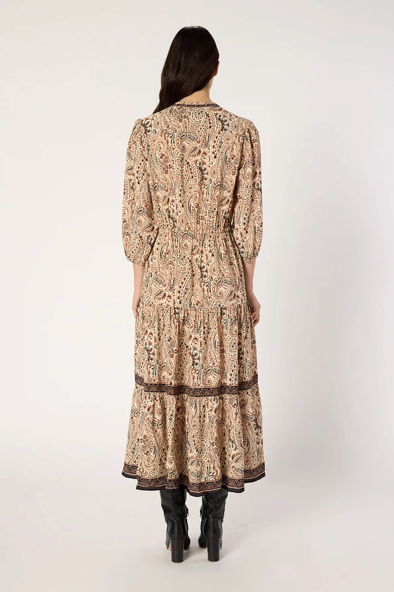 LYNA - Длинное облегающее платье с принтом