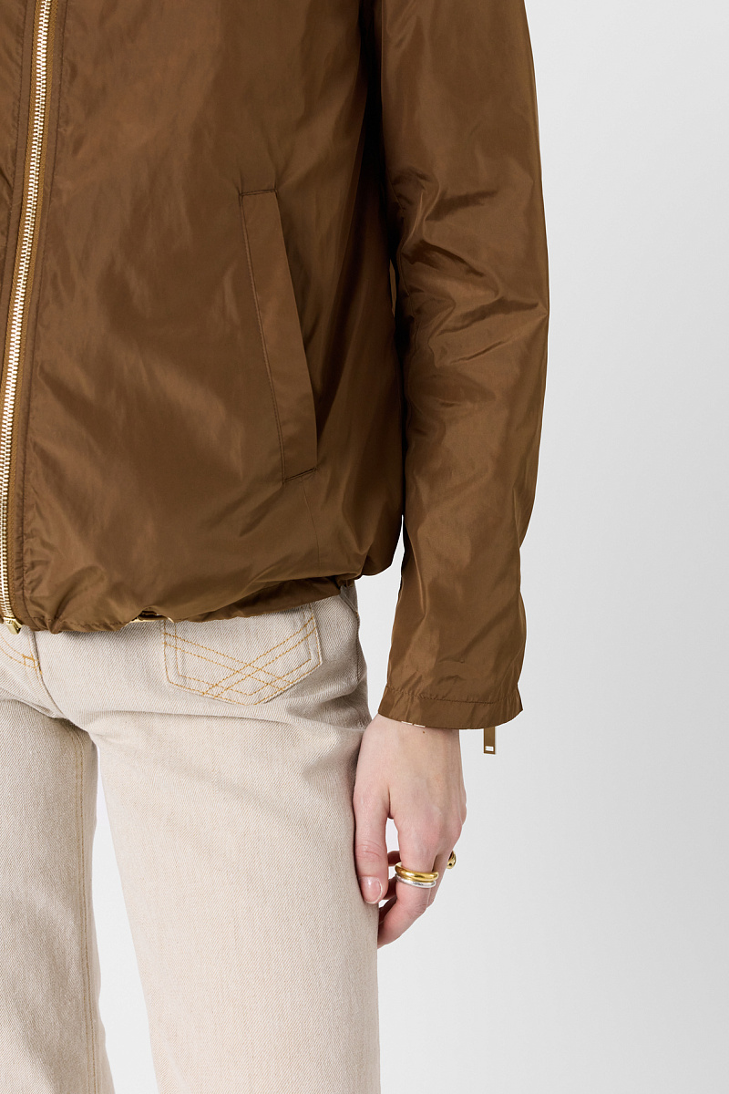 JULINE - Двусторонняя бежевая куртка с монограммой