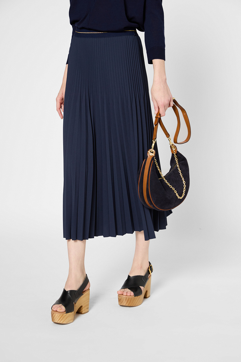 VIOLETA - Плиссированная юбка-миди