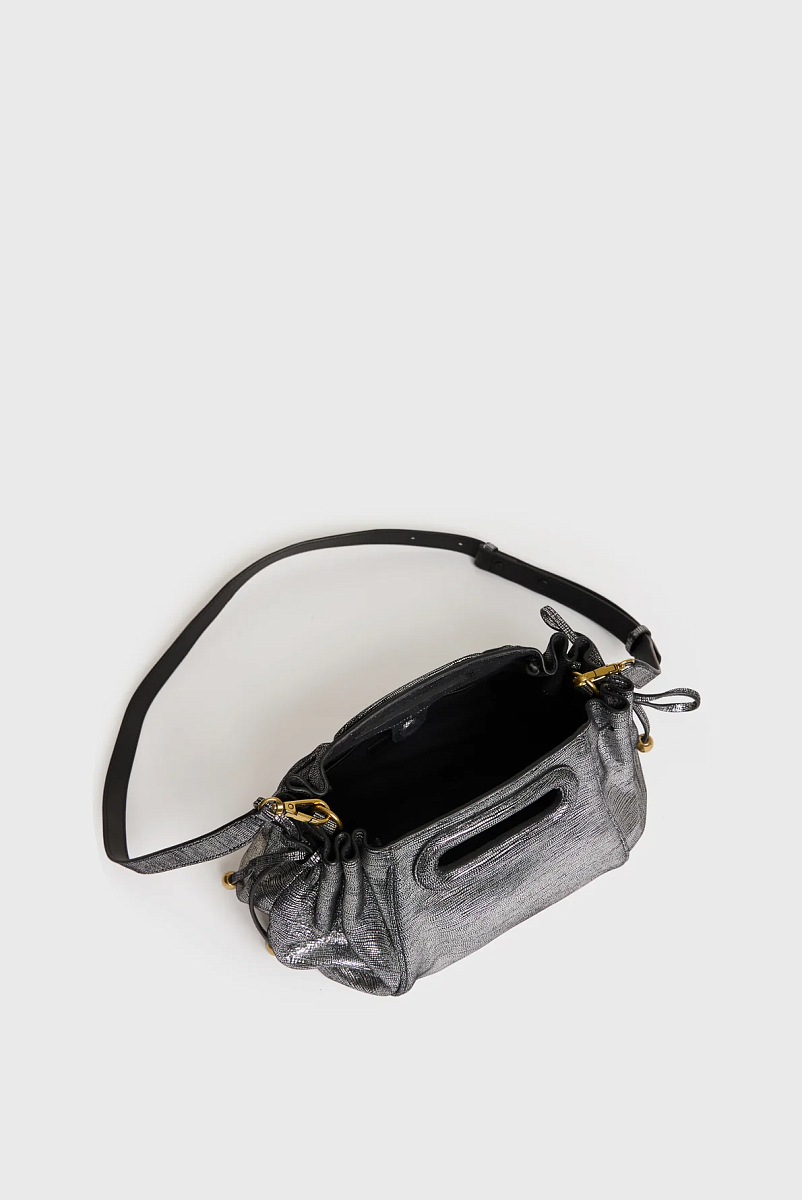 MINI DANY - Сумка в руку в цвете металлик