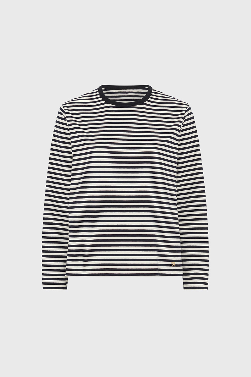 HULIA - Лонгслив из 100% хлопка в полоску HULIA - Лонгслив из 100% хлопка в полоску