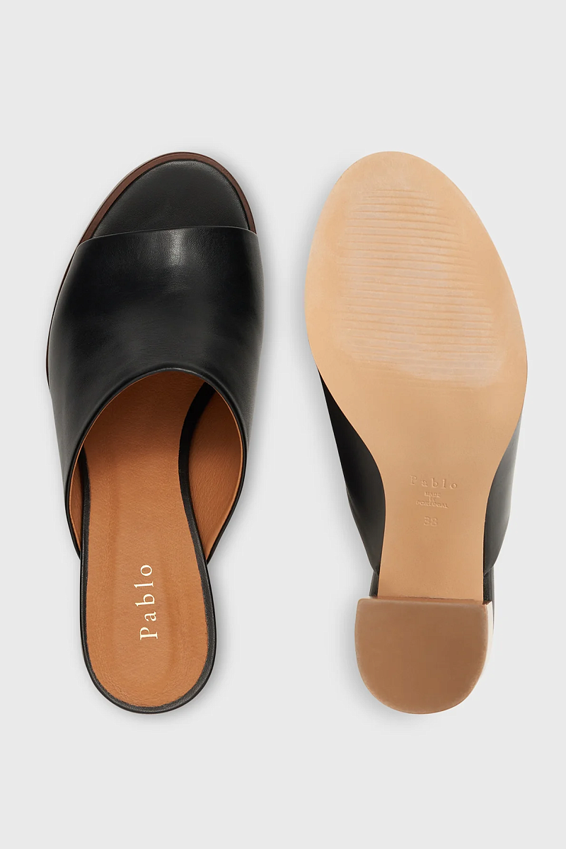 LIVIO - Кожаные мюли на каблуке