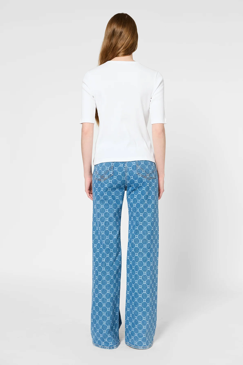 GISELENE - Футболка из 100% хлопка с пуговицами