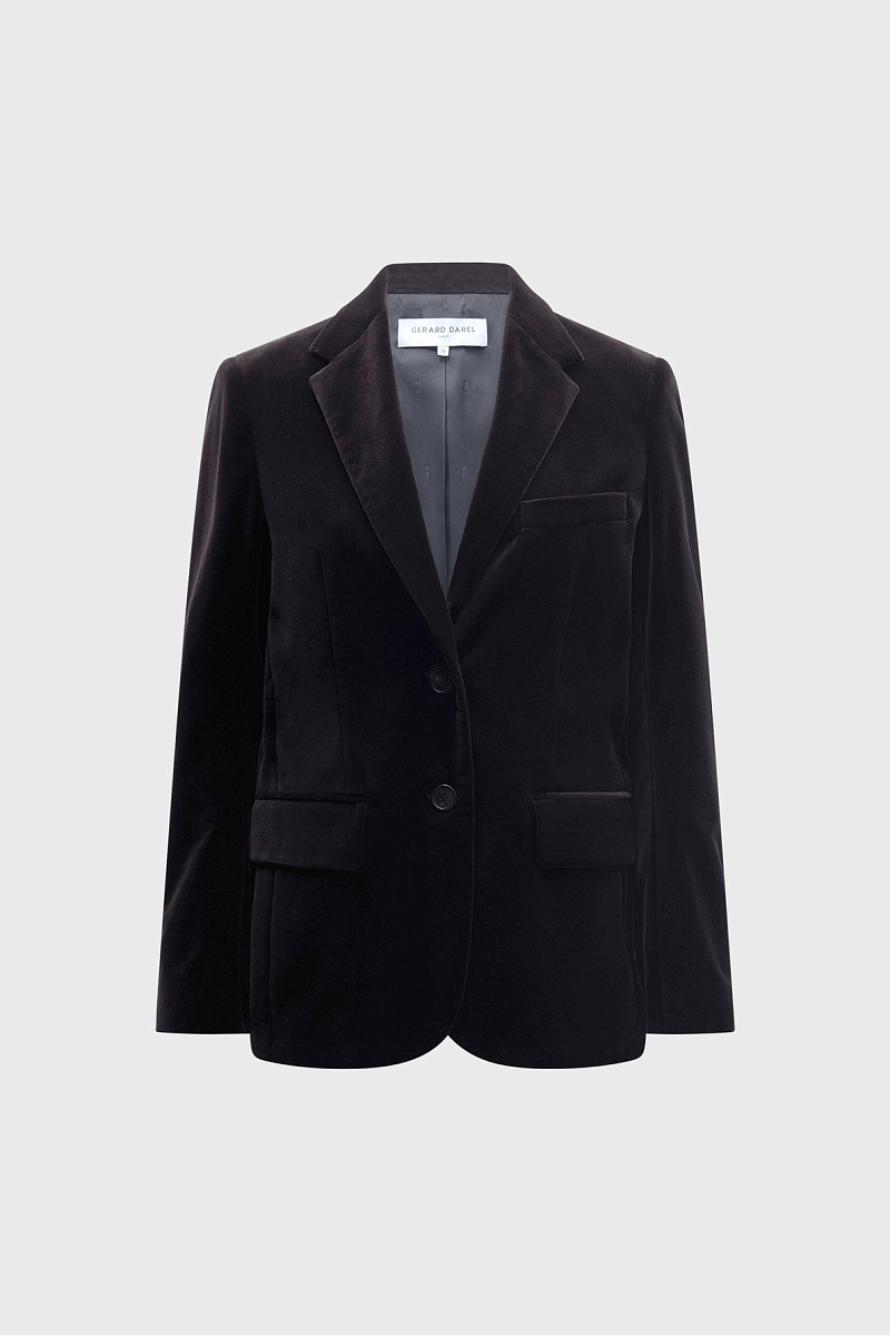 NIRINA - Классический жакет из бархатной ткани