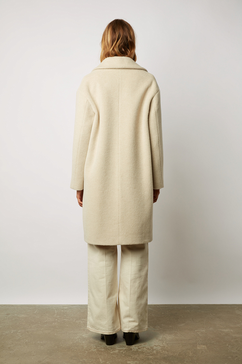 SYMA - Пальто средней длины из смеси шерсти и альпаки