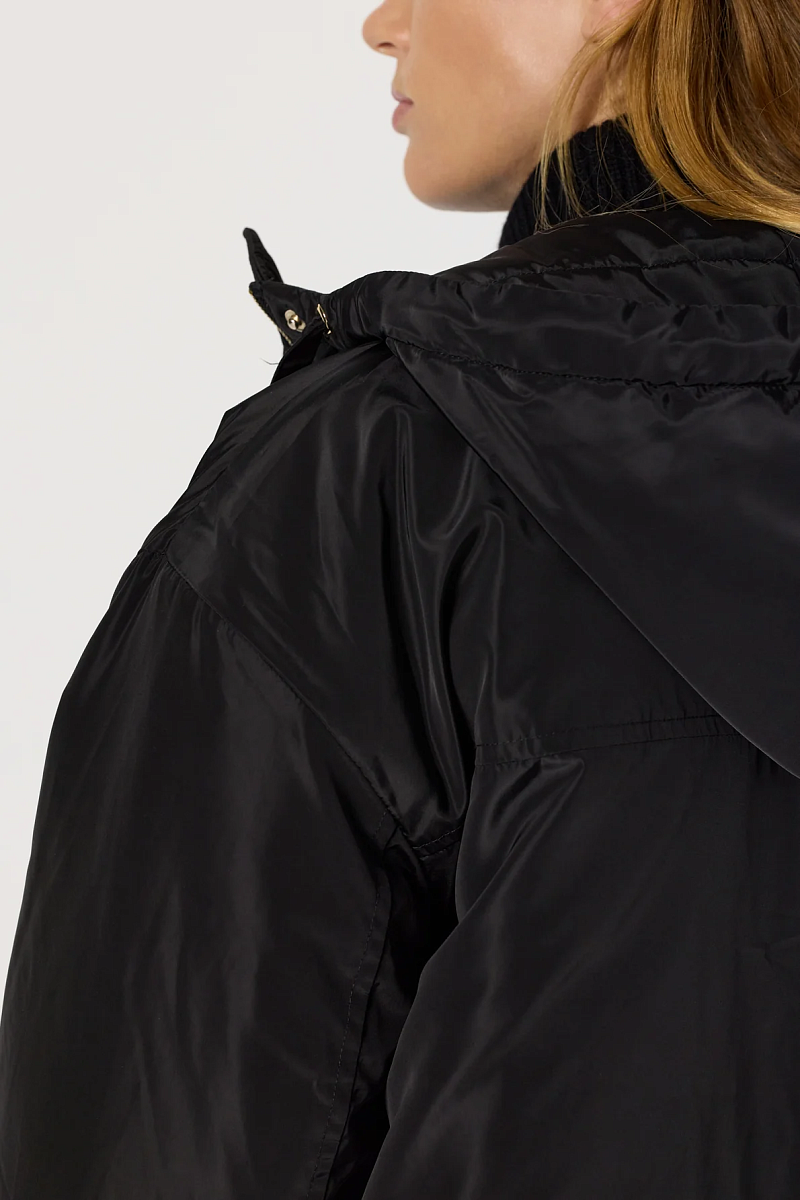 MARISSA - Укороченная дутая куртка с капюшоном
