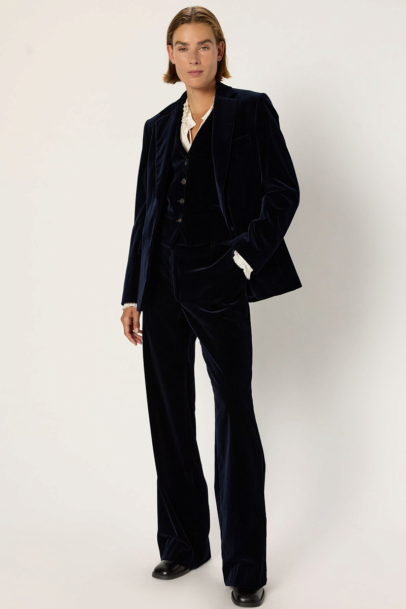 CLOTILDE - Костюмные брюки из бархатной ткани CLOTILDE - Костюмные брюки из бархатной ткани