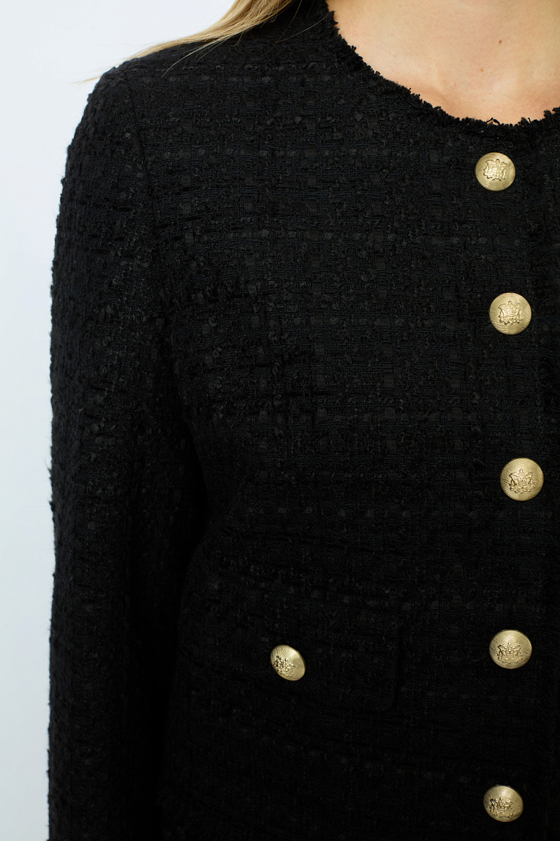 MELISSA - Твидовый жакет без ворота