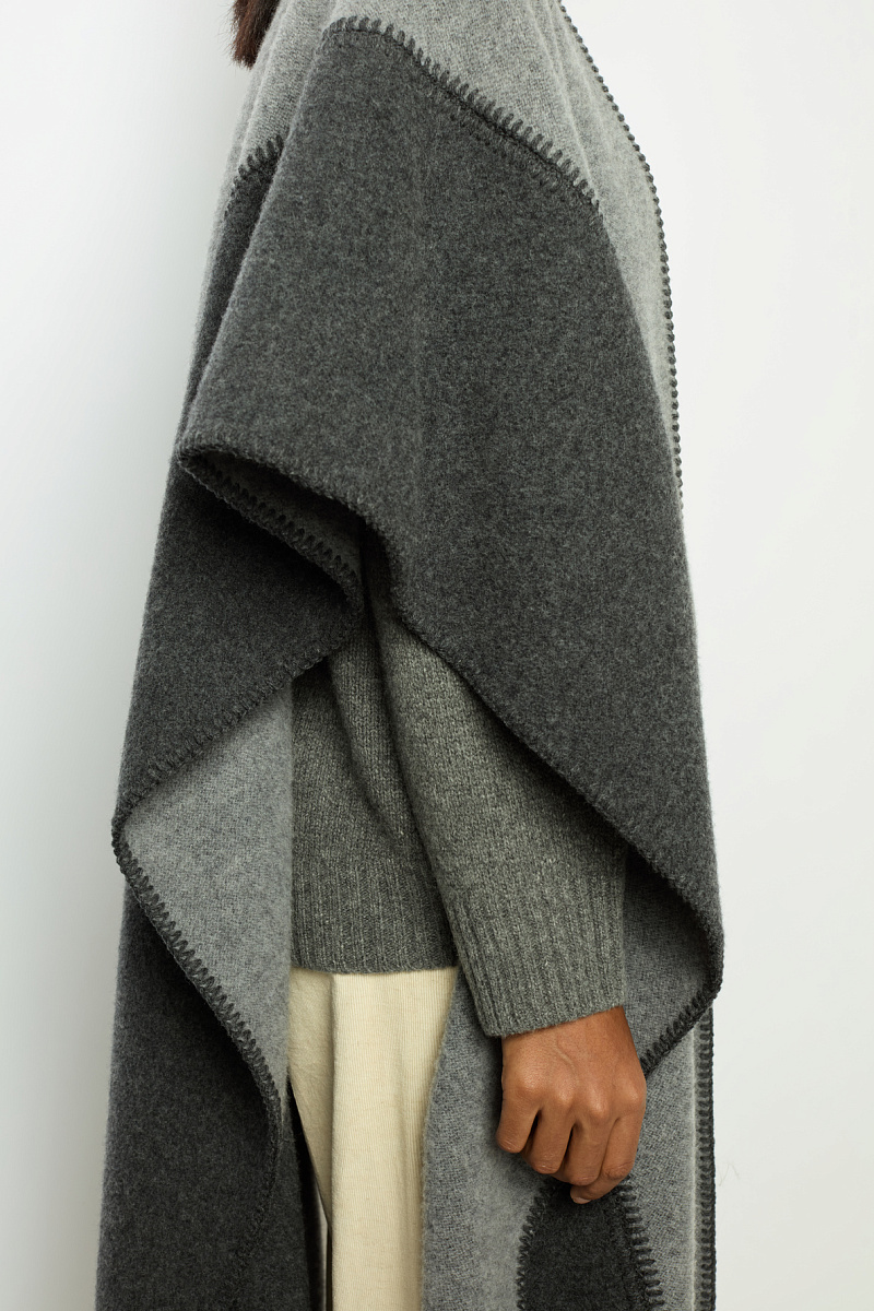 DAMIANE - Двухцветное пончо