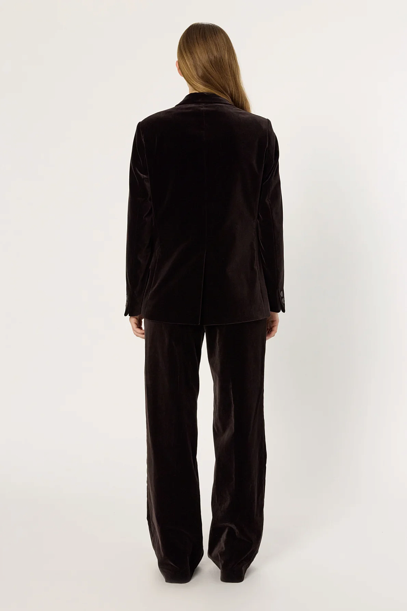 NIRINA - Классический жакет из бархатной ткани