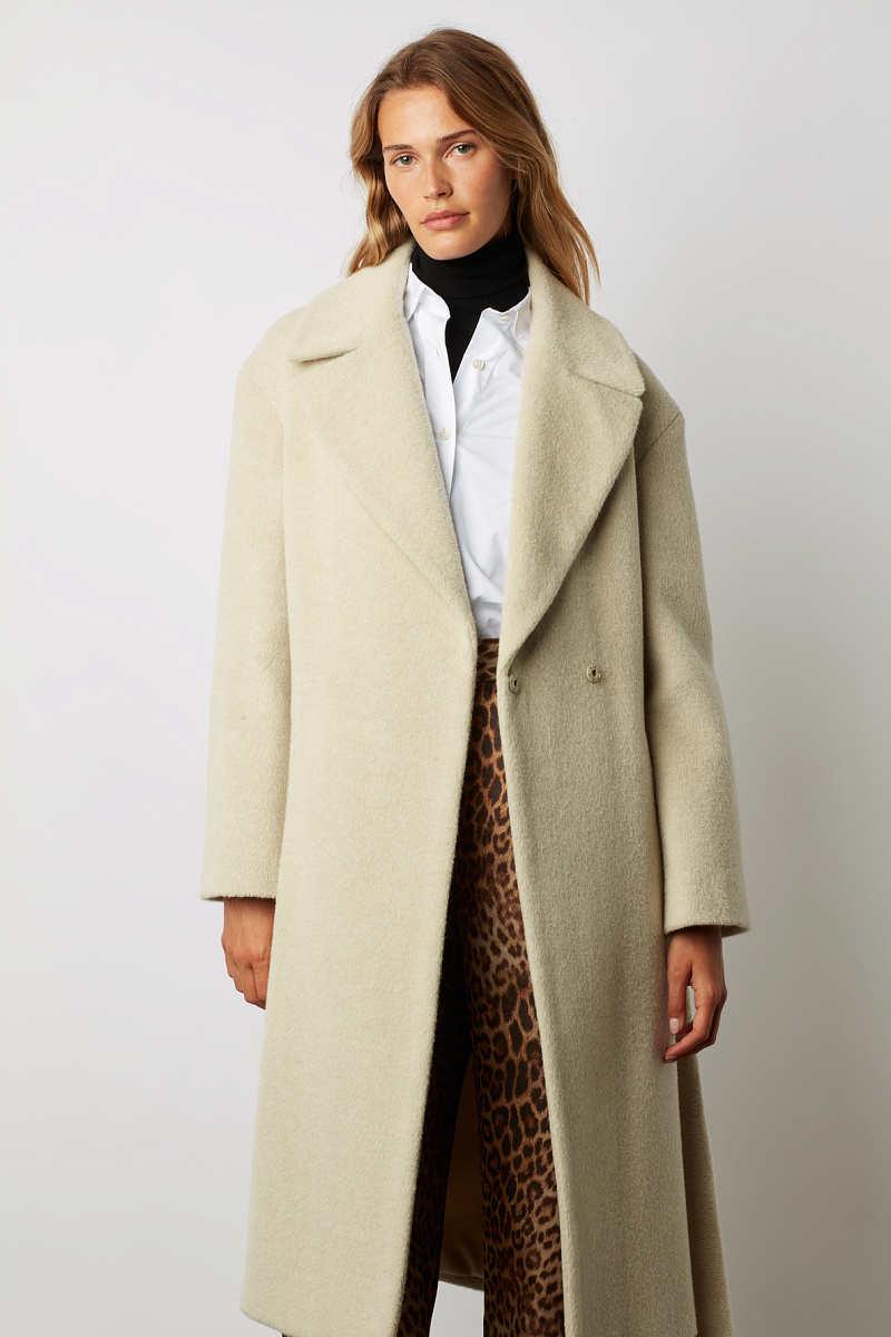 SOLAINE - Пальто из смеси шерсти и альпаки