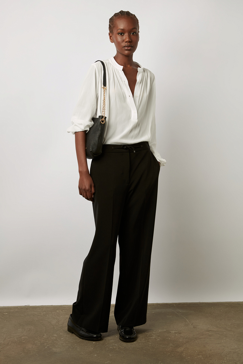 CLOELIA - Брюки прямого кроя из микрофибры