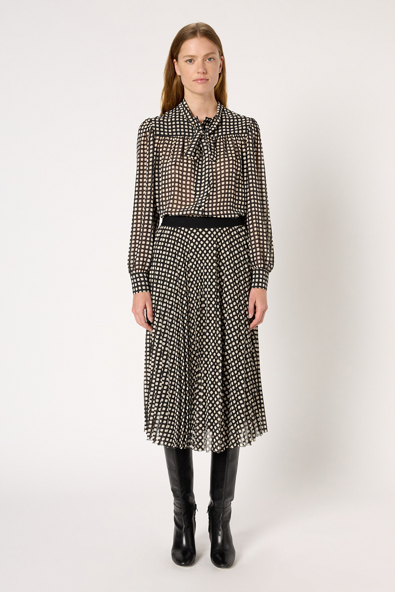 BETH - Юбка-миди в горошек