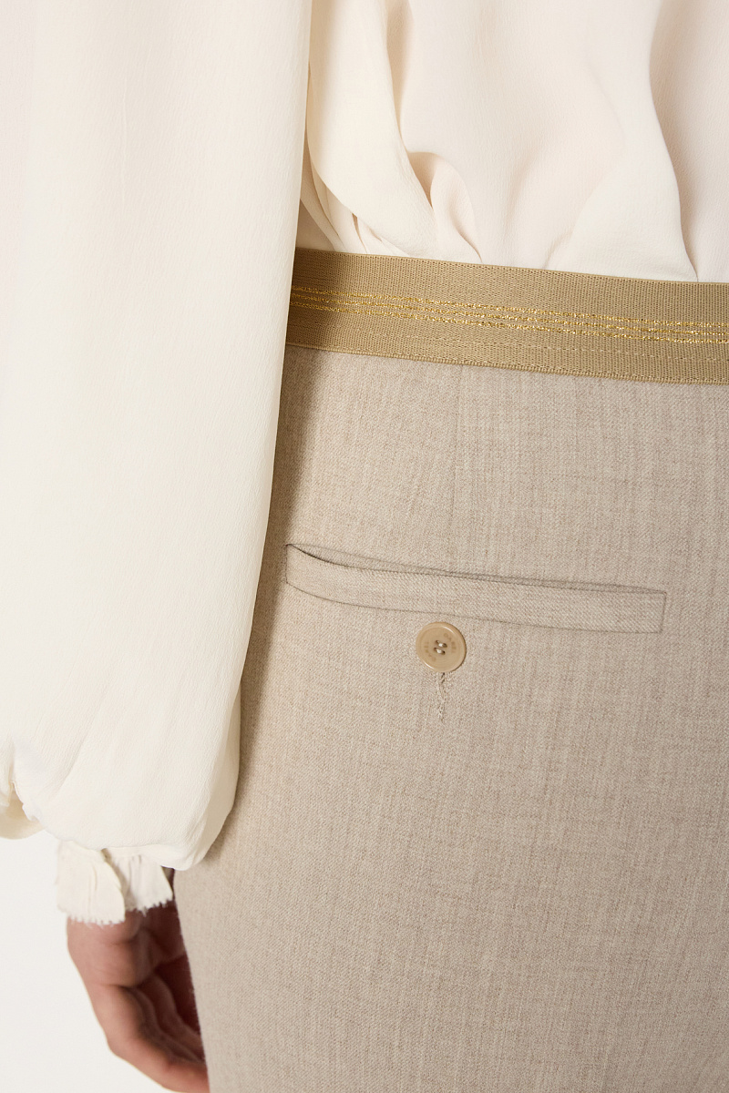 CECILE - Костюмные брюки из эластичной ткани