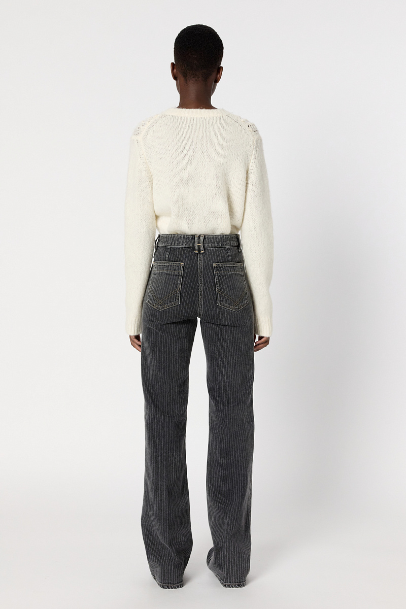 ANNA - Расклешенные джинсы в полоску