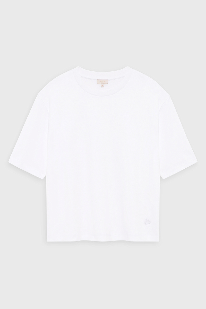 HEVA - Футболка из хлопка с круглым вырезом