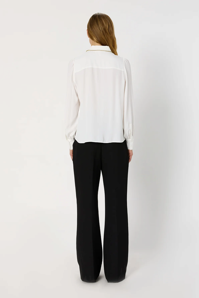 ASTRID - Блуза со стразами на воротнике