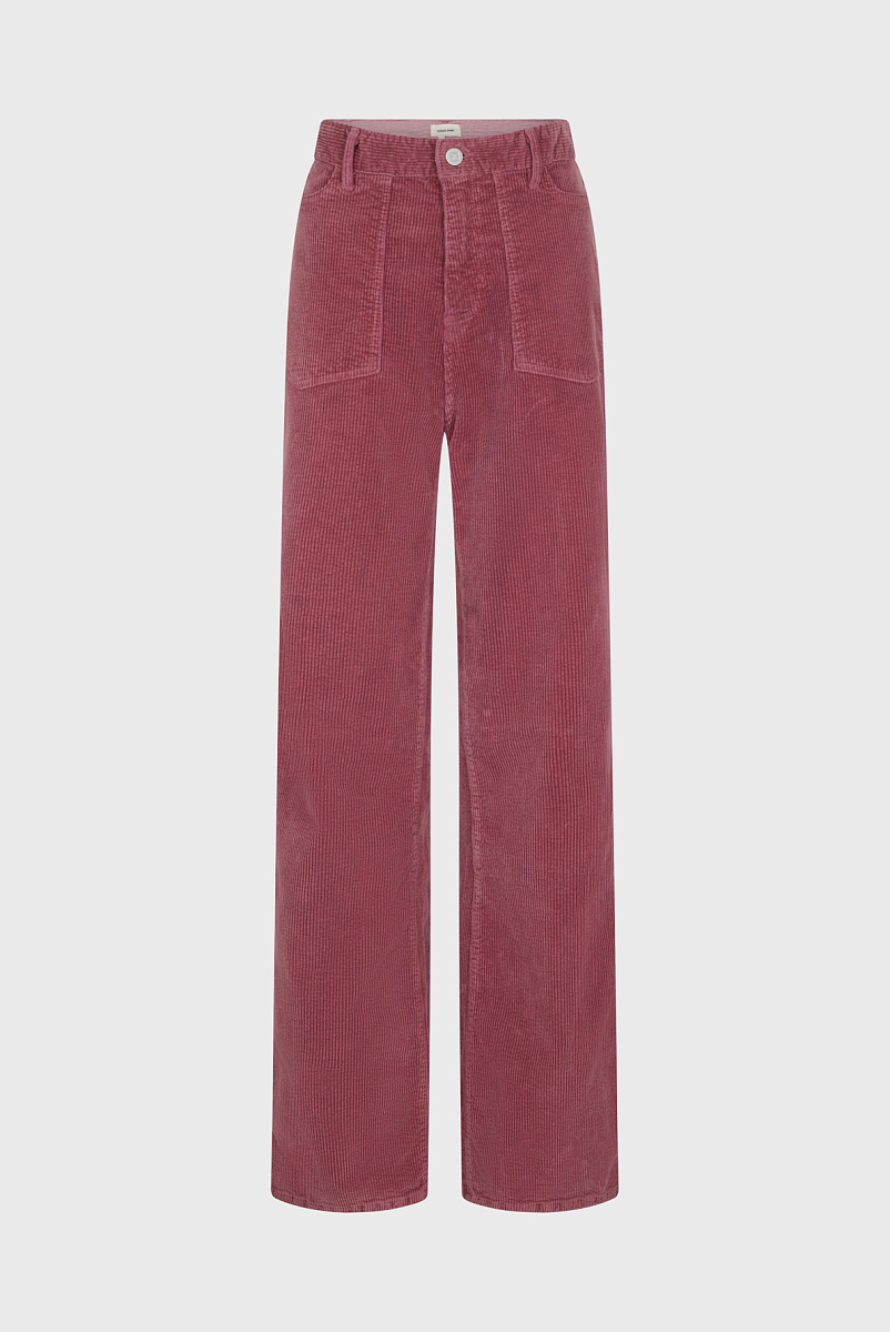 NAZIA - Брюки расклешенного кроя из тонкого вельвета