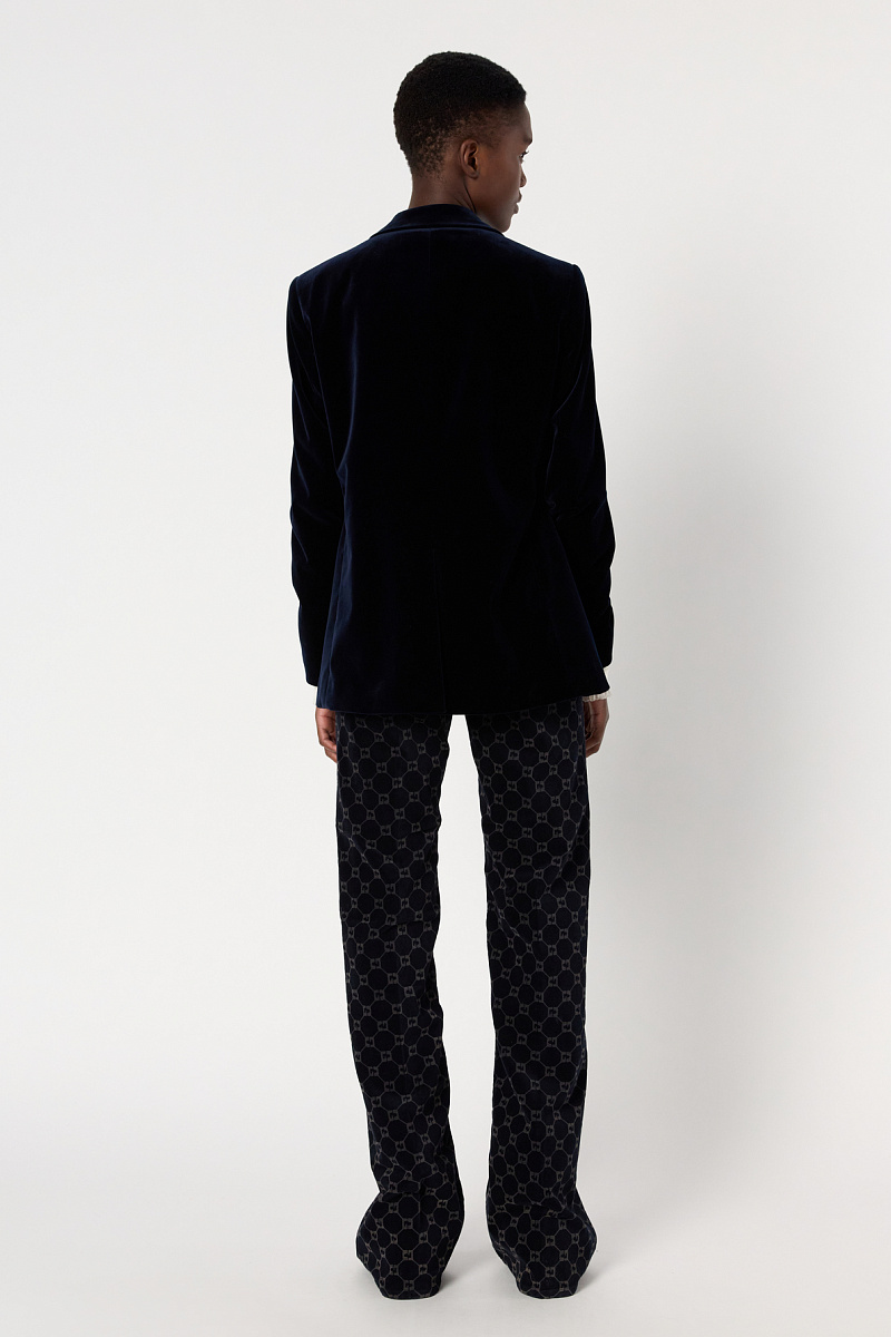 NIRINA - Классический жакет из бархатной ткани