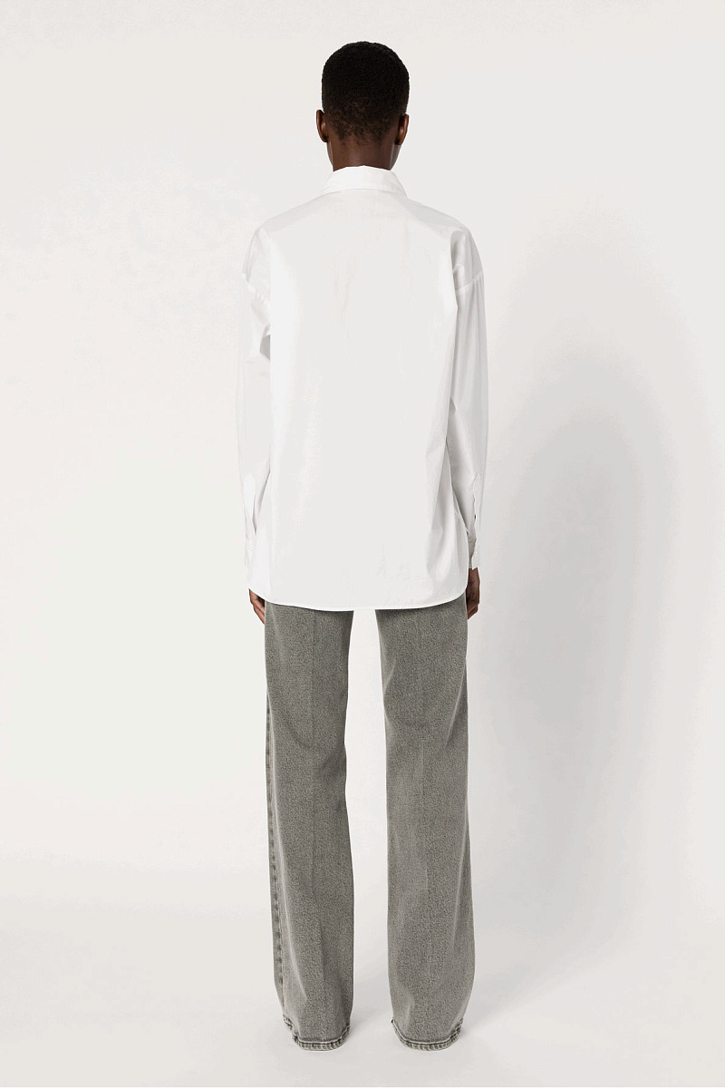 ALIX - Однотонная рубашка с вышитым гербом