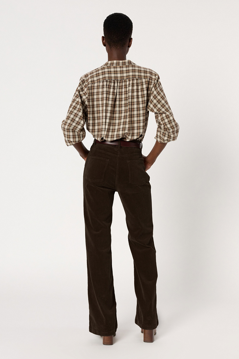 CHANTAL - Расклешенные вельветовые брюки