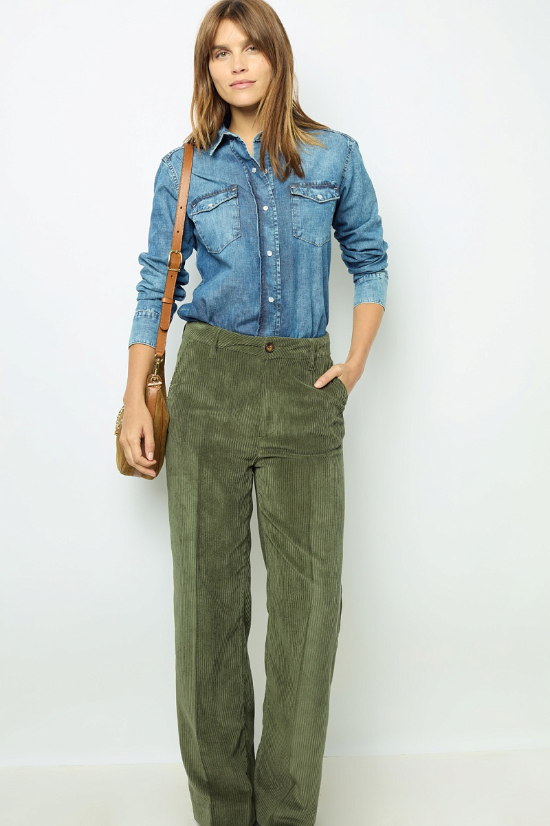 NOEMIE - Брюки из тонкого вельвета