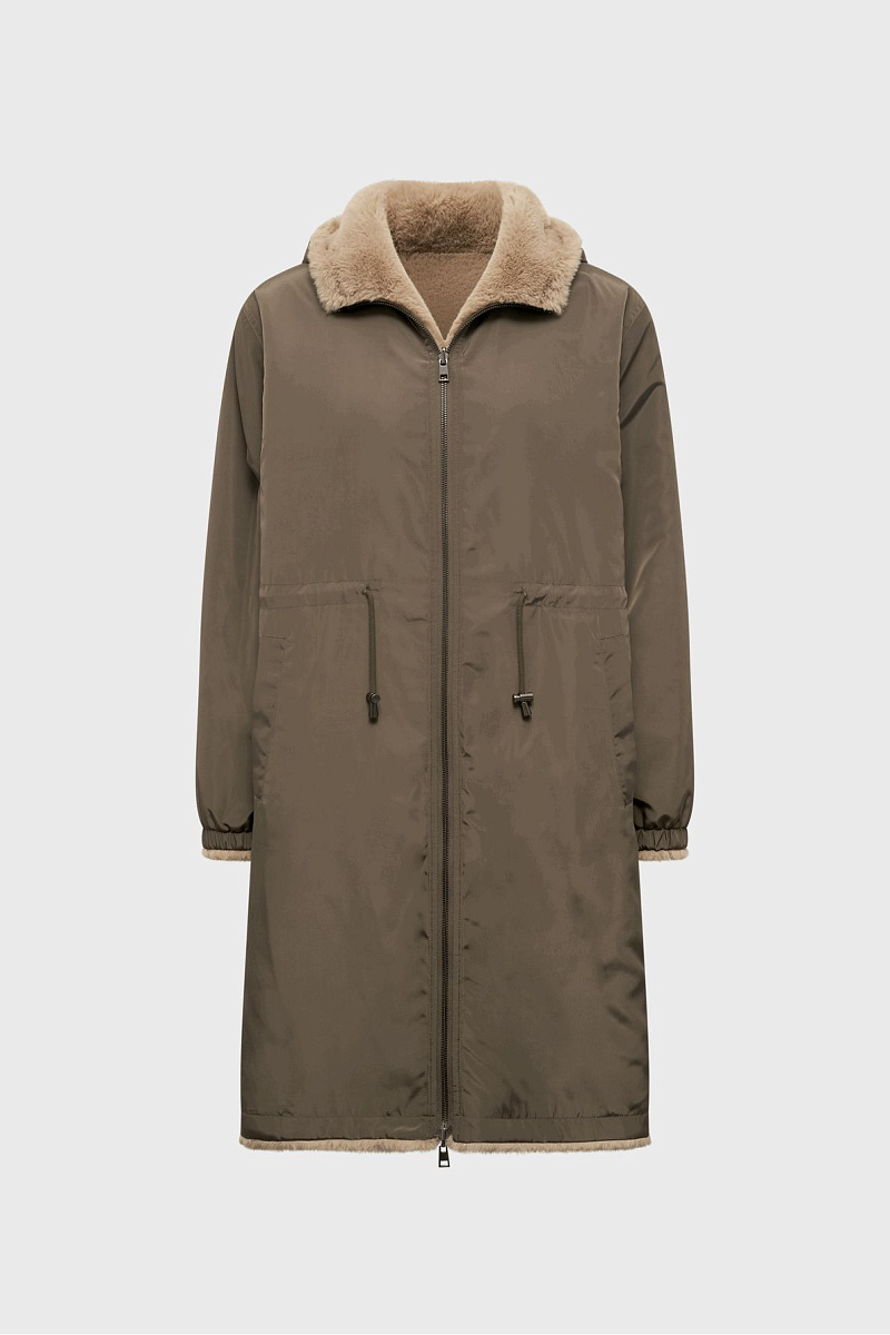 MAYLINE - Двусторонняя парка из искусственного меха