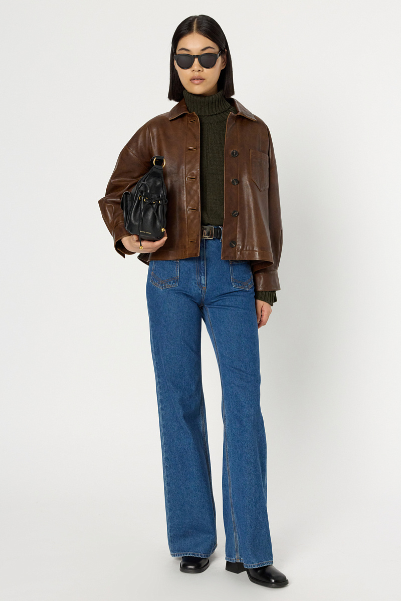 NICOLE - Кожаная куртка оверсайз NICOLE - Кожаная куртка оверсайз