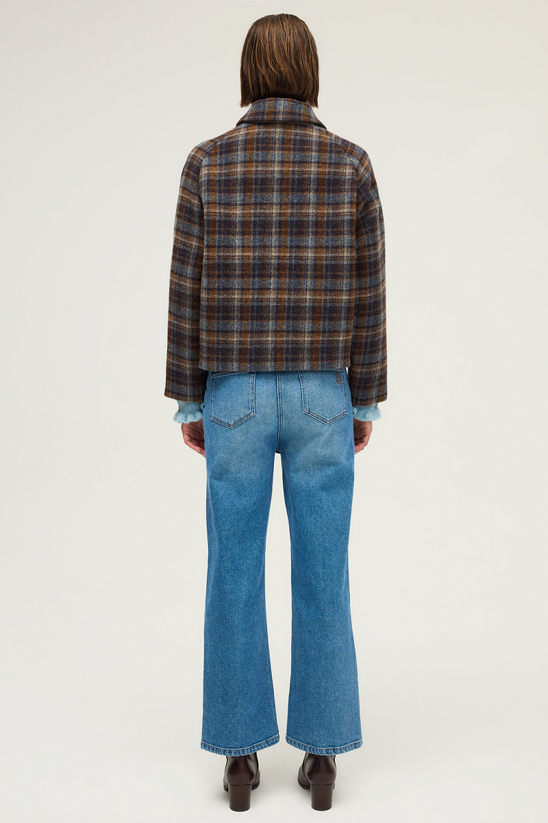 NELIA - Полупальто из 100% шерсти